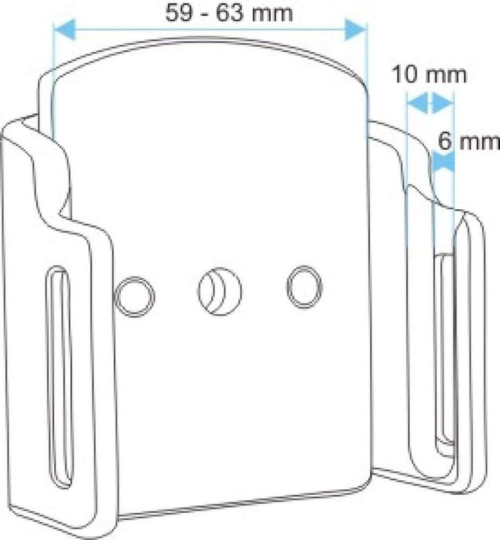 Brodit Gerätehalter 511431 | Made IN Sweden | für Smartphones - Apple iPhone 5, iPhone 5C, iPhone SE