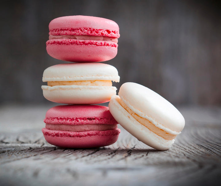 WENKO Glasrückwand Macarons 60 x 70 cm - Spritzschutz, Gehärtetes Glas, 60 x 50 cm, Mehrfarbig, Maca
