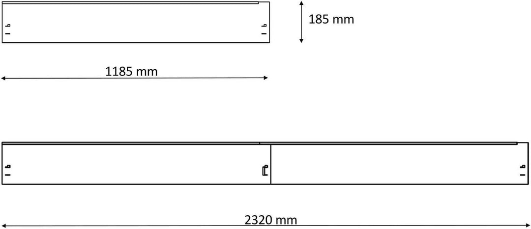 Rasenkante - 1,20m Verlegelänge - Garten Beeteinfassung Metall 18,5cm Hoch - Stabile Beetbegrenzung
