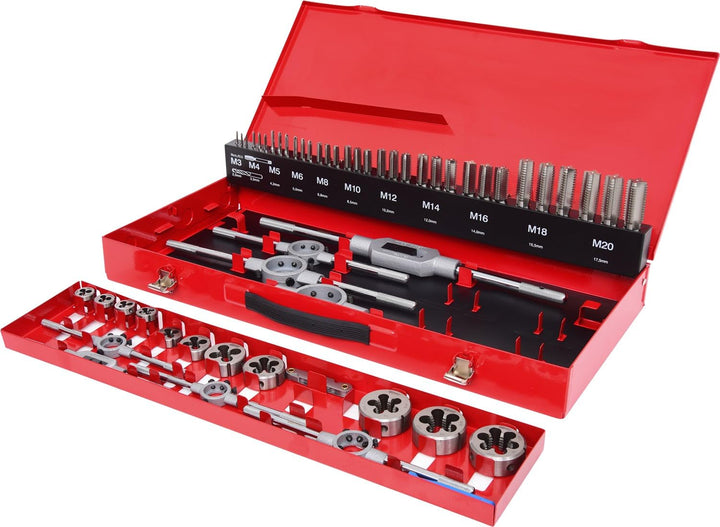 KS Tools 331.0654 HSS Gewindeschneidwerkzeug-Satz, 54-tlg.