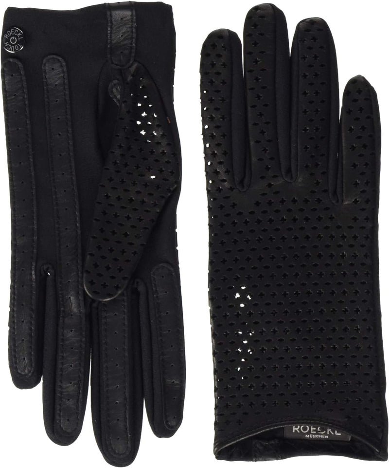 Roeckl Damen Granada Touch Handschuhe 6 Schwarz, 6 Schwarz