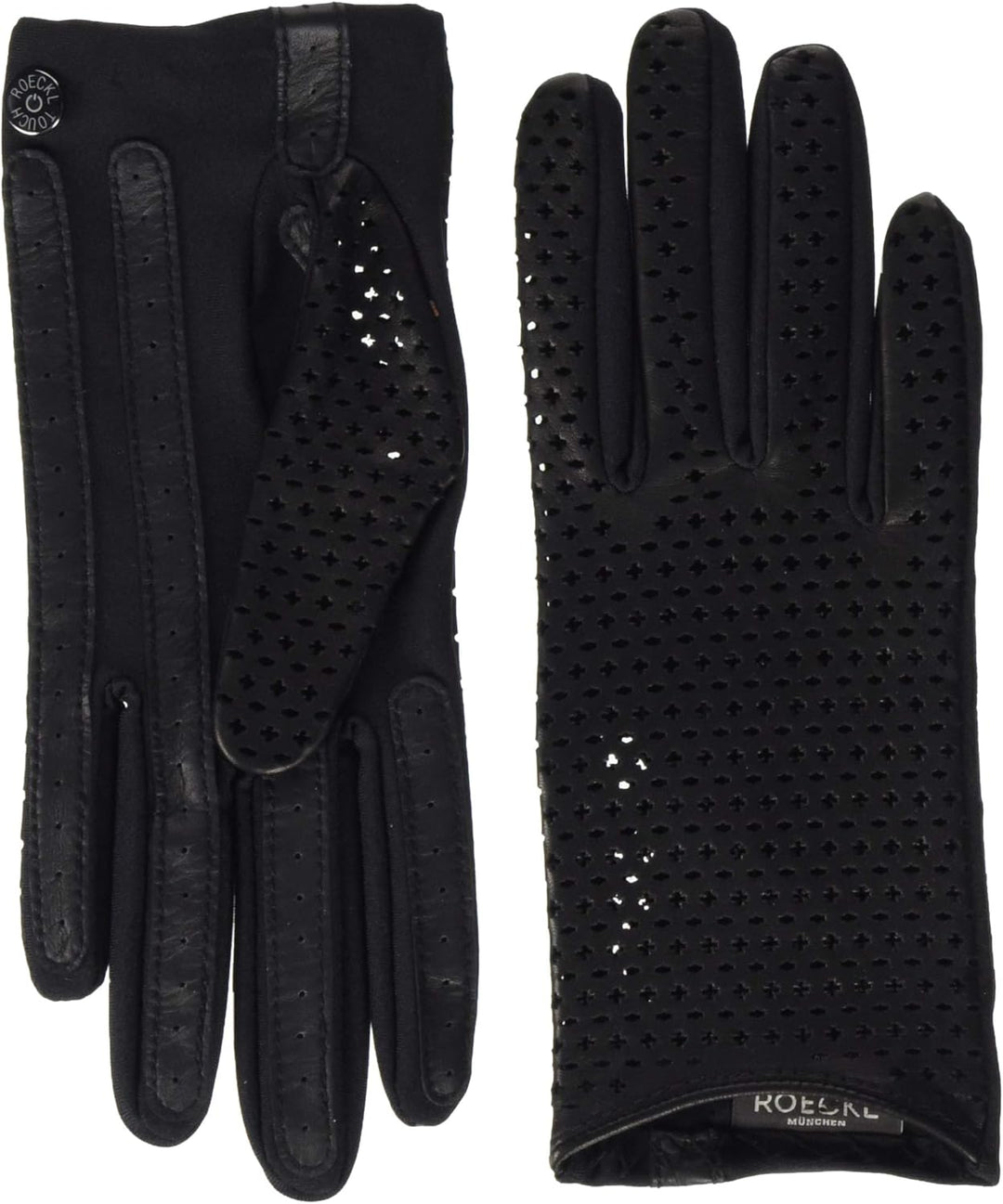 Roeckl Damen Granada Touch Handschuhe 7.5 Schwarz, 7.5 Schwarz