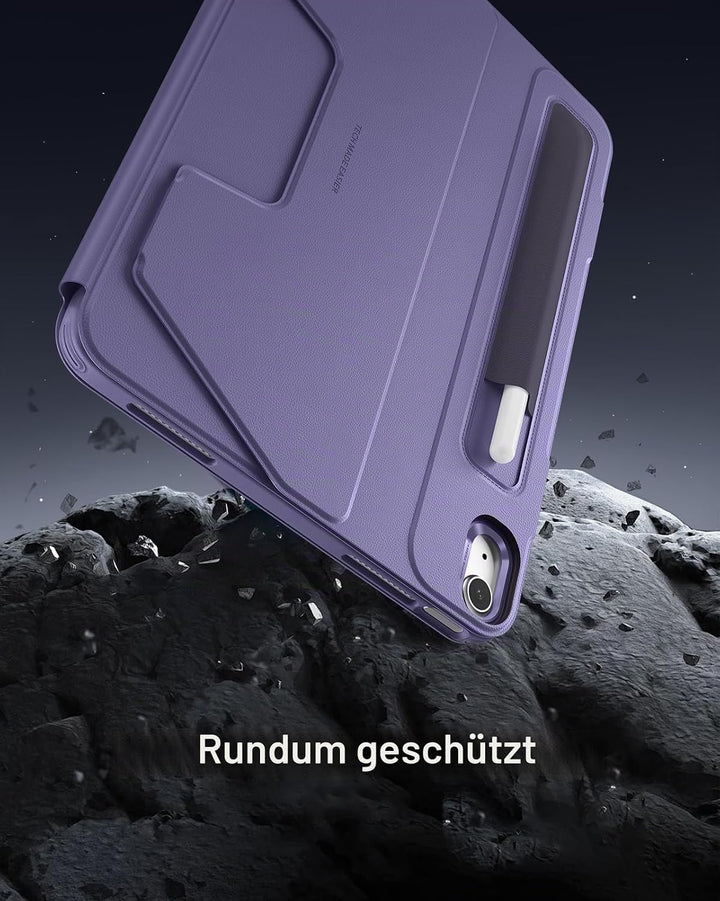ESR für iPad Air 13 Zoll M4/M3/M2 Hülle (2026/2025/2024), drehbare Hülle mit Abnehmbarer Magnetabdec