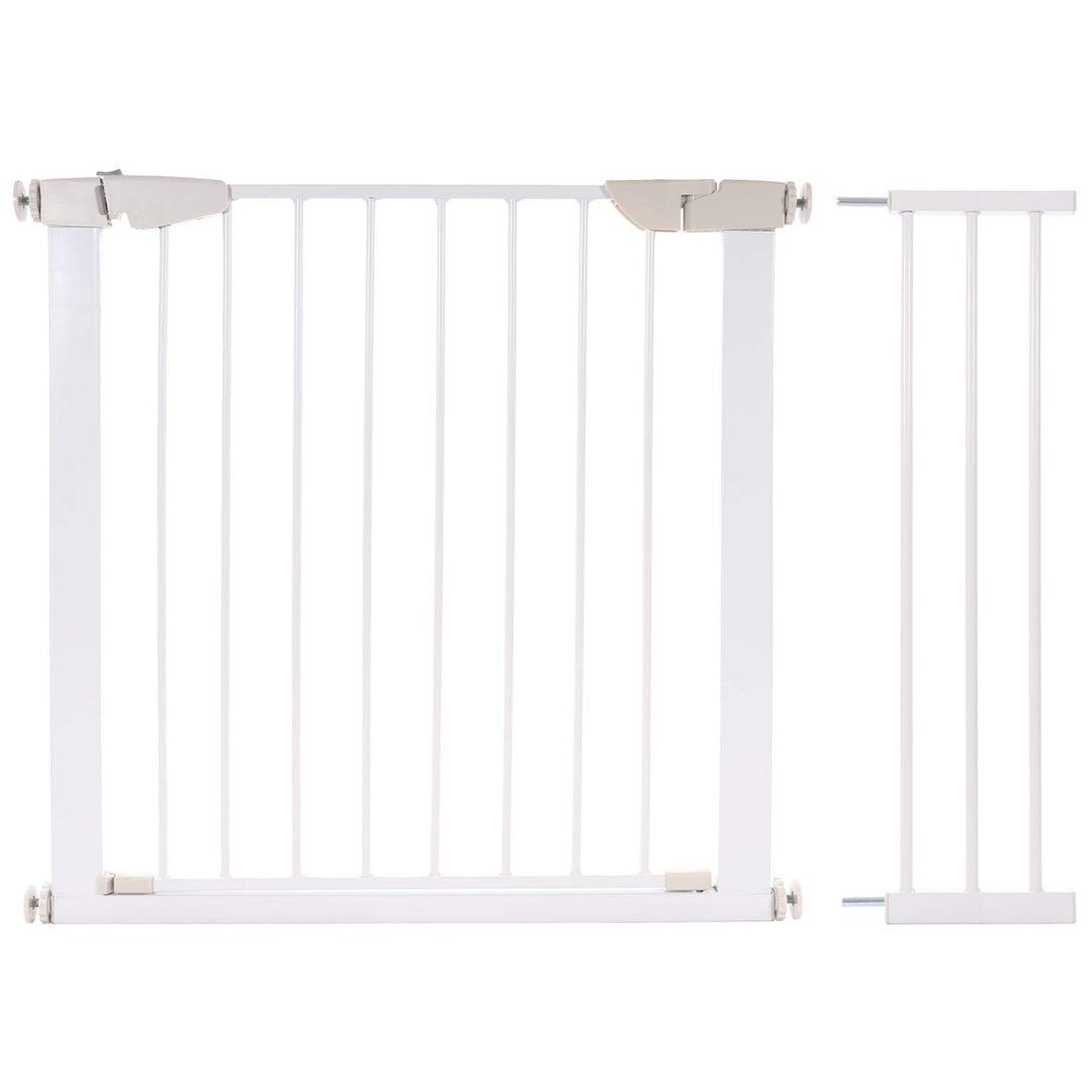 KIDIMAX Treppenschutzgitter 75-104 cm, ohne Bohren, Türschutzgitter für Kinder, Hunde und Katzen, mi