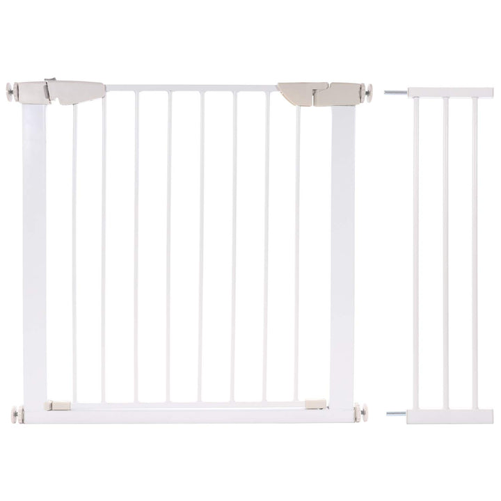 KIDIMAX Treppenschutzgitter 75-104 cm, ohne Bohren, Türschutzgitter für Kinder, Hunde und Katzen, mi