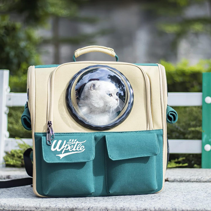 Galatée Katzen Rucksack Träger, Haustier Rucksack Blasen Rucksack, Katzen Tragen, Raumkapsel Haustie