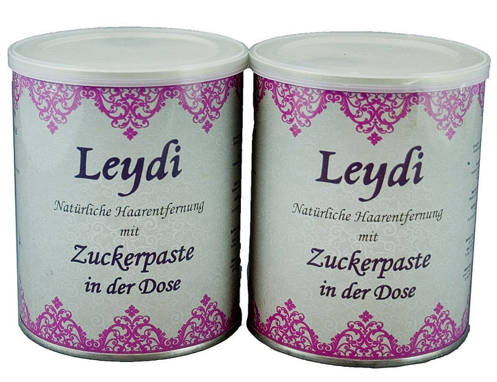 2x 1000g Leydi Zuckerpaste in der Dose - Nachfüllset für Sugaring und Haarentfernung zu Hause