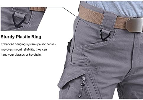 FEDTOSING Cargohose Herren Vintage Militär Tactical Hosen mit Stretch Arbeitshose Outdoor Viele Tasc