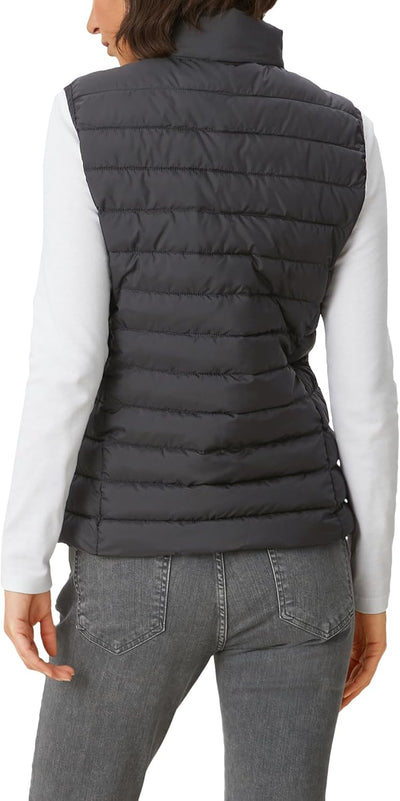 s.Oliver Damen Outdoor Weste 38 Schwarz, 38 Schwarz