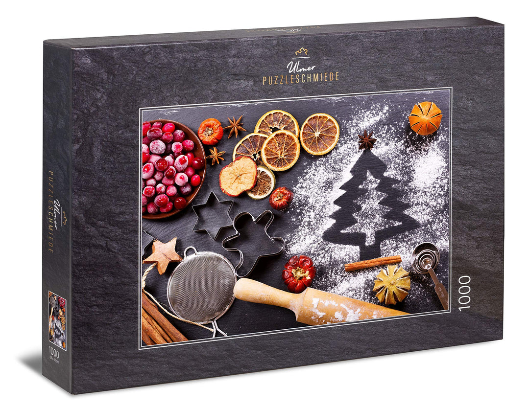 Ulmer Puzzleschmiede - Puzzle Winter-Genuss - Klassisches 1000 Teile Puzzle für die kalte Jahreszeit