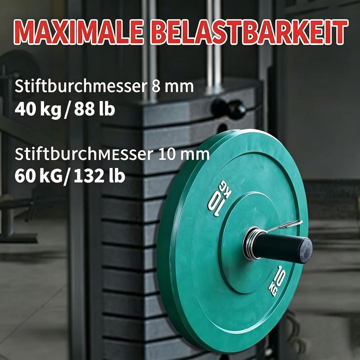 Verlängerungsstifte für Gewichtsscheiben für Heimfitnessstudios, die die Gewichtsscheiben von Langha