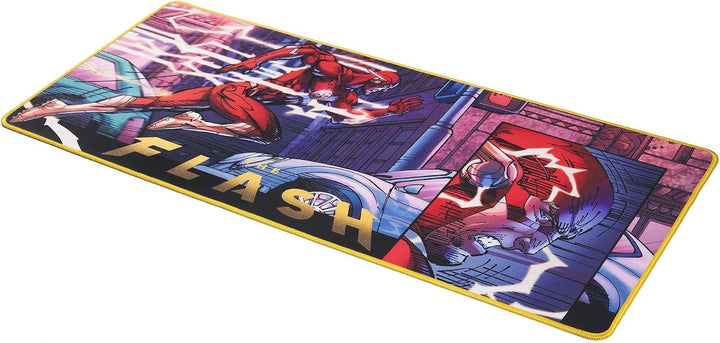 Subsonic DC Comics Flash Mauspad, rutschfest, XXL, 90 mm x 40 mm, offizielles Lizenzprodukt