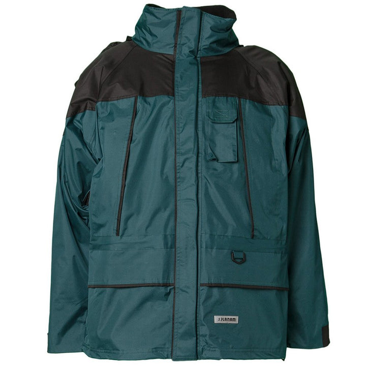 Planam Grösse XS Herren Outdoor Twister Jacke grün schwarz Modell 3131 Grün/Schwarz XS, Grün/Schwarz