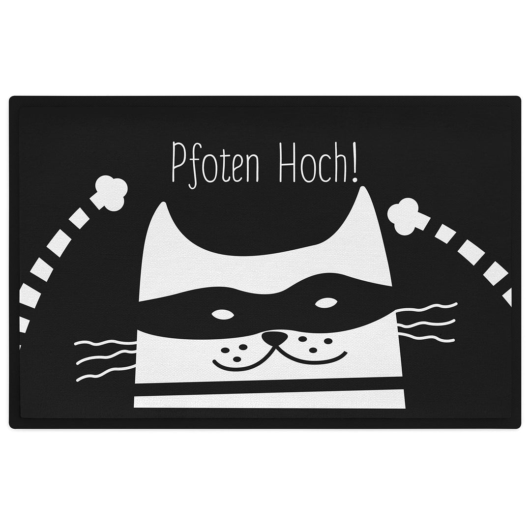 Trendation - Lustige Katzen Fussmatte Geschenk Pfoten Hoch Katzenbesitzer 60x40 cm