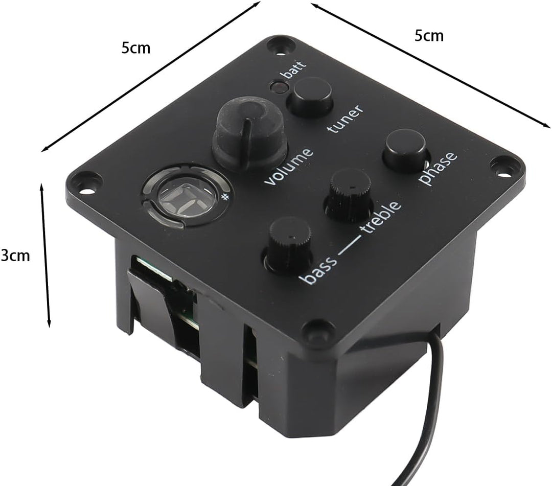 Tonabnehmer-Set für Akustikgitarre, Vorverstärker, 3-Band-EQ, Fishman ISYS, integriertes Loch für el
