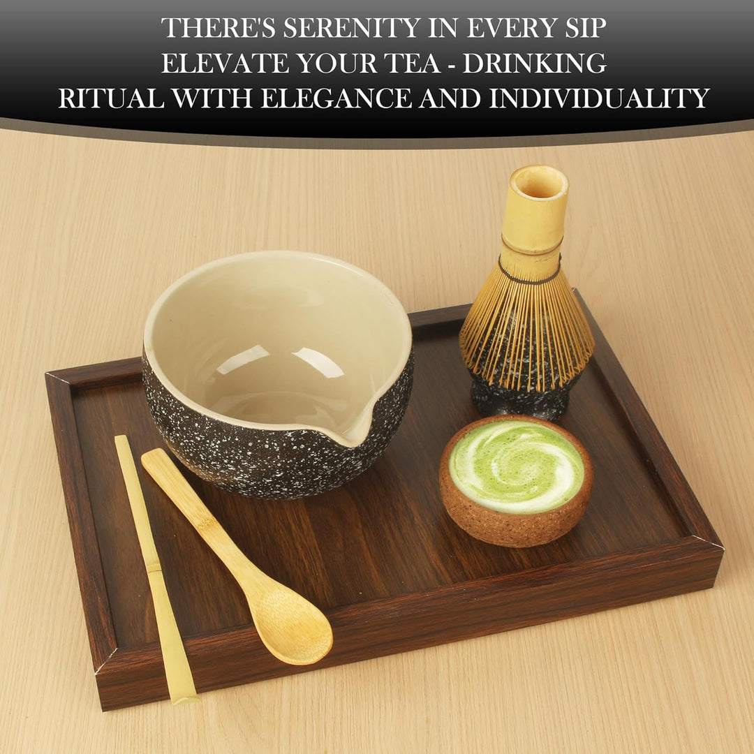 Matcha-Set 5 Stück Matcha Besen Matcha-Schale, Chasen und Matcha Löffel Für den Hausgebrauch geeigne