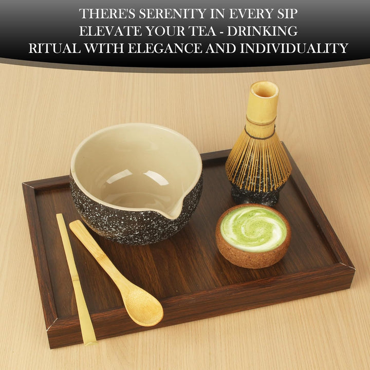 Matcha-Set 5 Stück Matcha Besen Matcha-Schale, Chasen und Matcha Löffel Für den Hausgebrauch geeigne