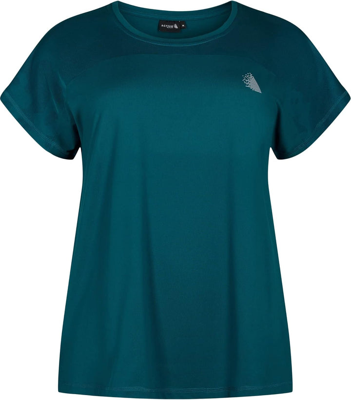 Zizzi Aktiv Frauen Grosse Grössen Rundhalsausschnitt T-Shirt Grösse