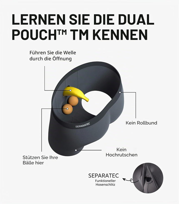 Separatec Herren Boxershorts, Herren Unterhosen aus Bambus-Viskose, atmungsaktiv und weich, Doppelbe