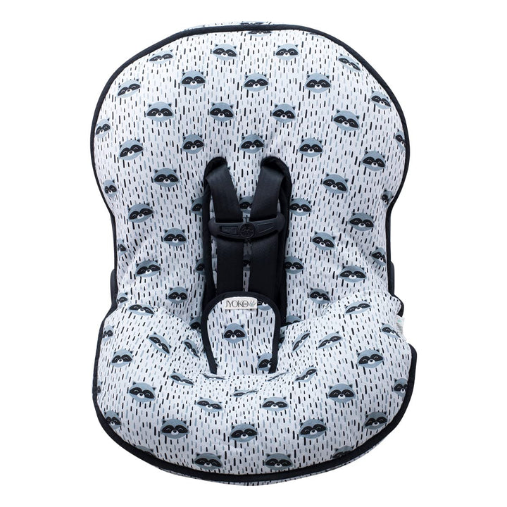 JYOKO KIDS Abdecken Gepolsterte Universal für Babyschale (RACCOON TOWN), RACCOON TOWN