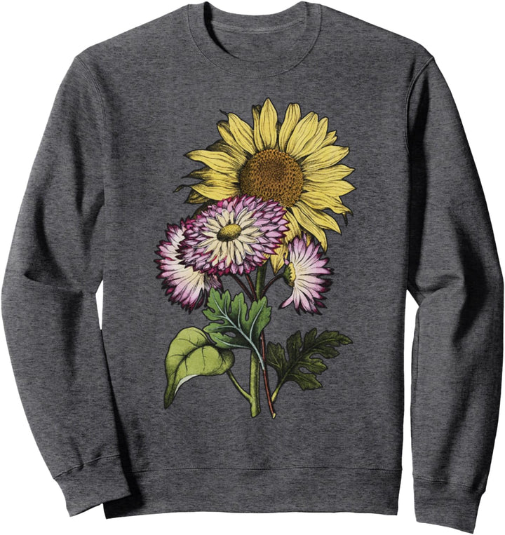 Trendy Large Sunflower Bouquet Sweatshirt