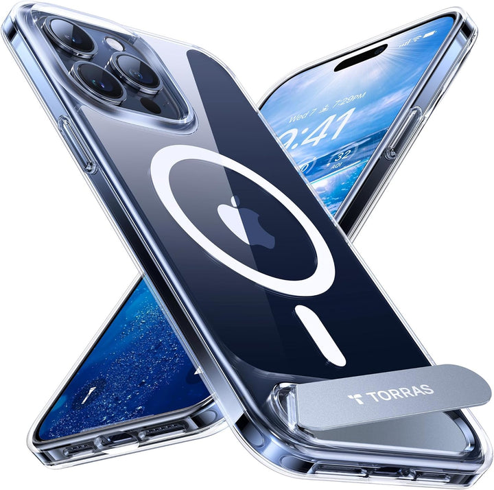 TORRAS [Marktneuheit für iPhone 15 Pro Hülle für MagSafe [Zertifizierte Militärschutz & TOP Magnetkr