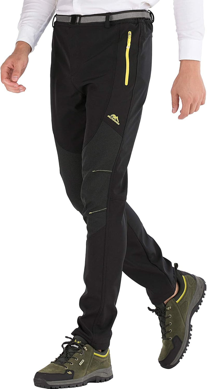 DAFENP Skihose, Wanderhose, Herren, wasserdicht, Arbeitshose, Winter, Berghose, Softshell, warm, gef