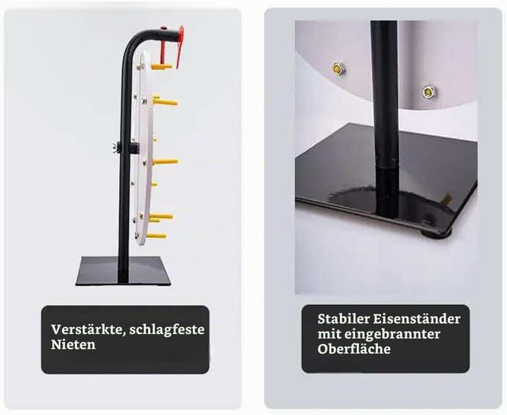 30cm Glücksrad Zum Drehen, Glücksrad mit Markierstift, 15 Slots