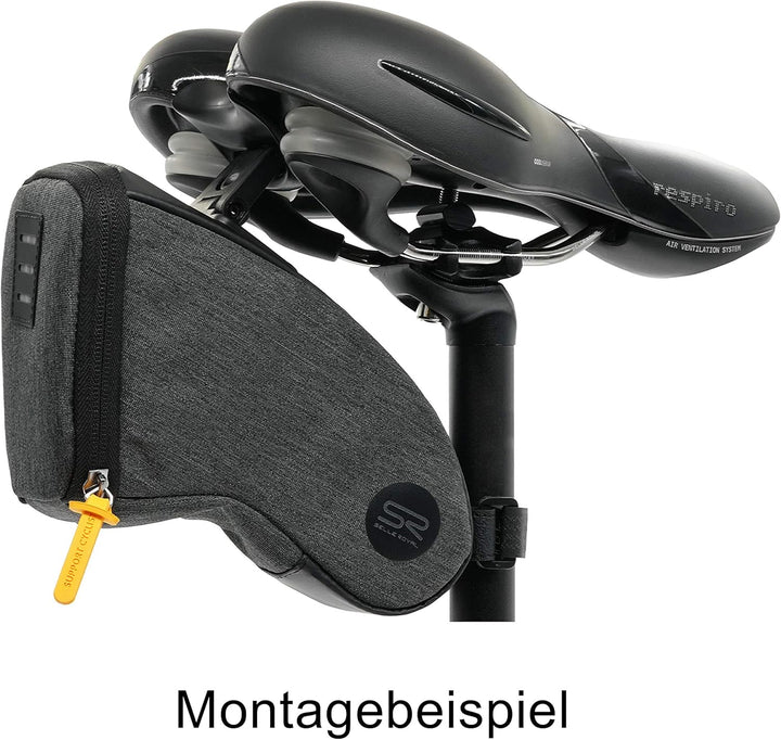 1 x Selle Royal Saddle Bag Medium (1.2l) Satteltasche Fahrradtasche Klippsystem inkl. 1 Schlauchflic