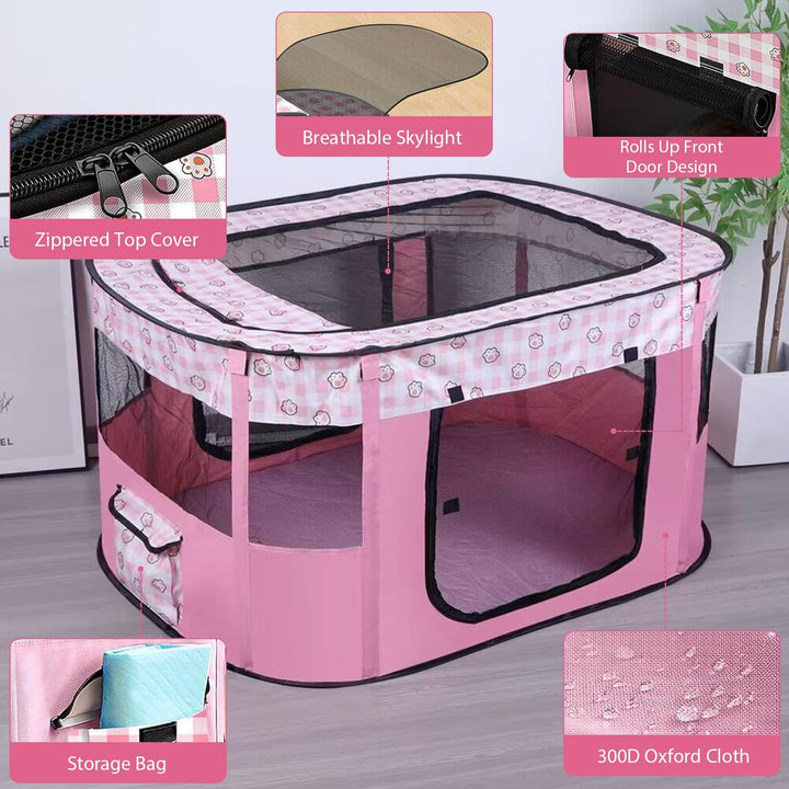 Welpenlaufstall Tierlaufstall, Faltbarer Haustierzaun, Welpenauslauf Rechteckiges Zelt, Welpenlaufst