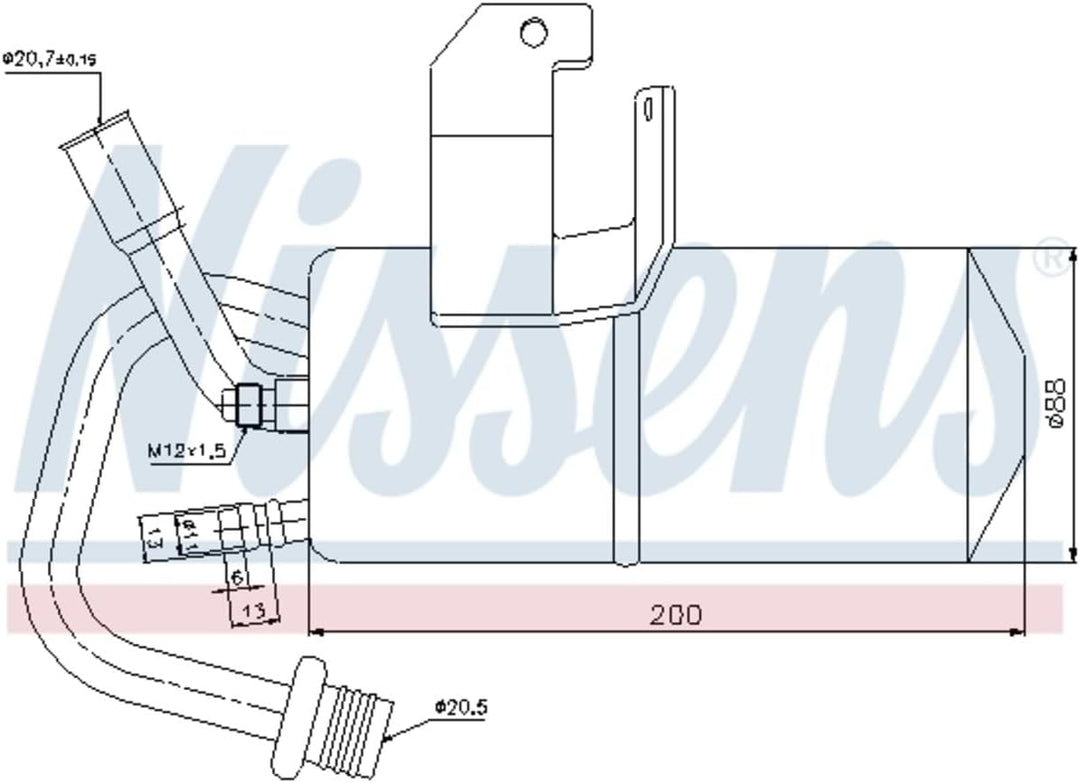 Nissens 95317 Trockner Klimaanlage