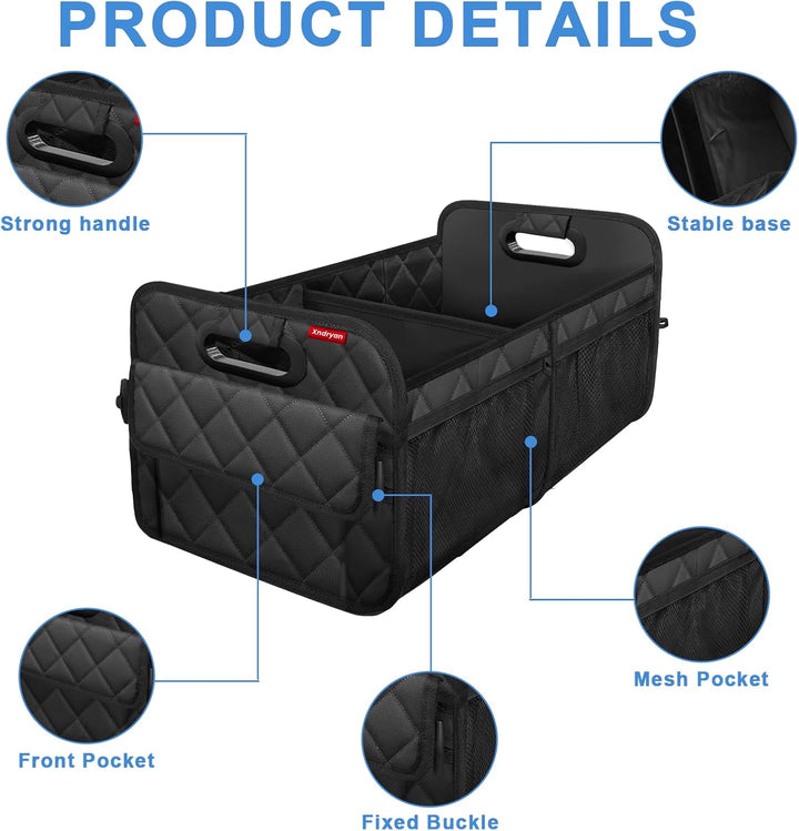Auto Kofferraum Organizer, Xndryan Gross Auto Lagerung Organizer Kofferraum Ordentlich für Auto, Fal