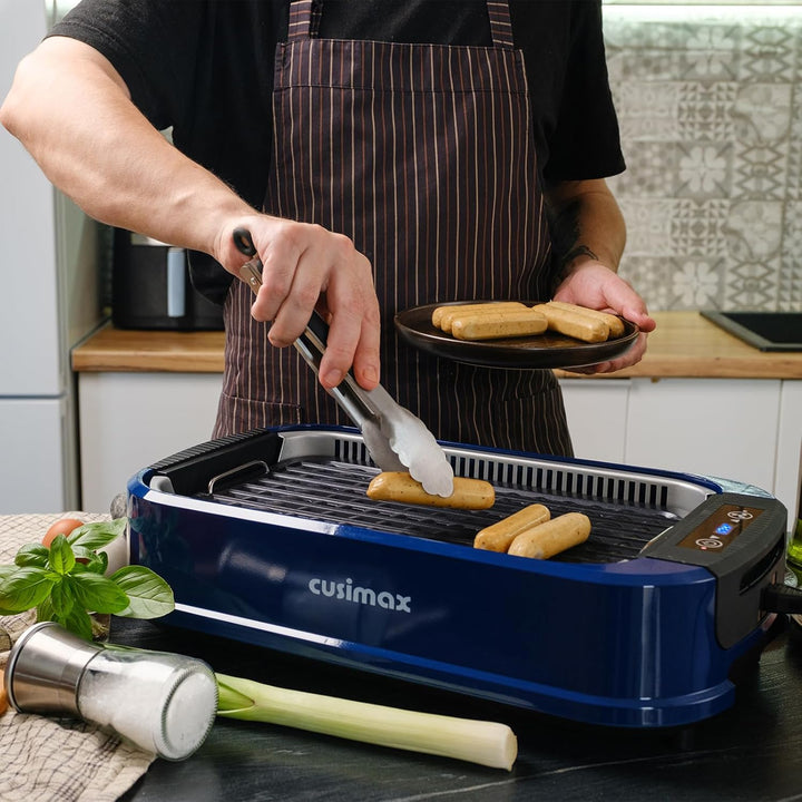 CUSIMAX Steak Grill | 1500W Tischgrill Elektrisch | BBQ-Grill für drinnen und draussen | Elektrogril