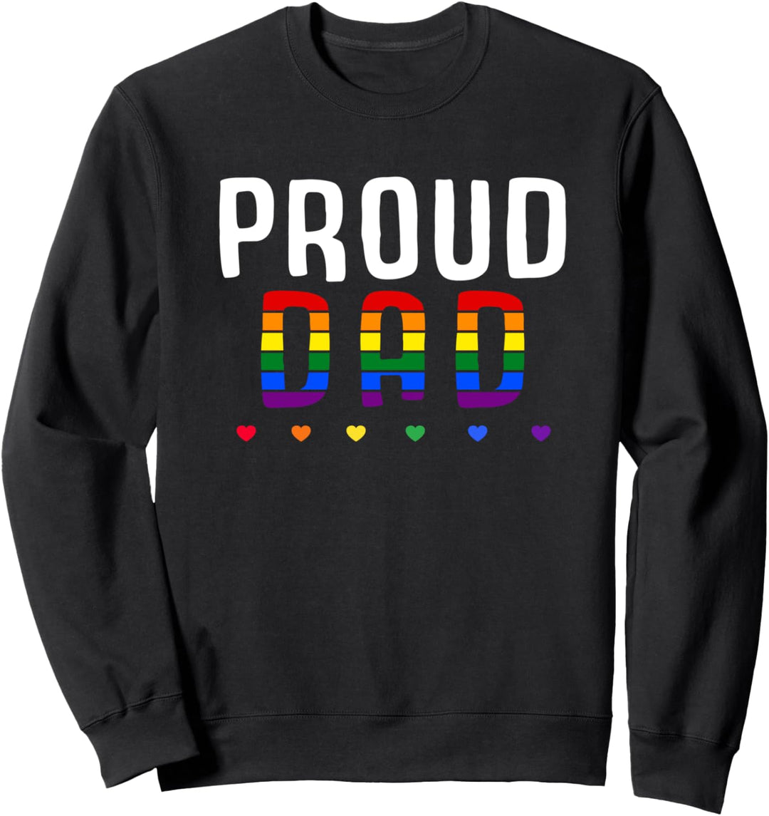 LGBTQIA Regenbogen Papa Queer Gay Pride Month CSD LGBT Sweatshirt