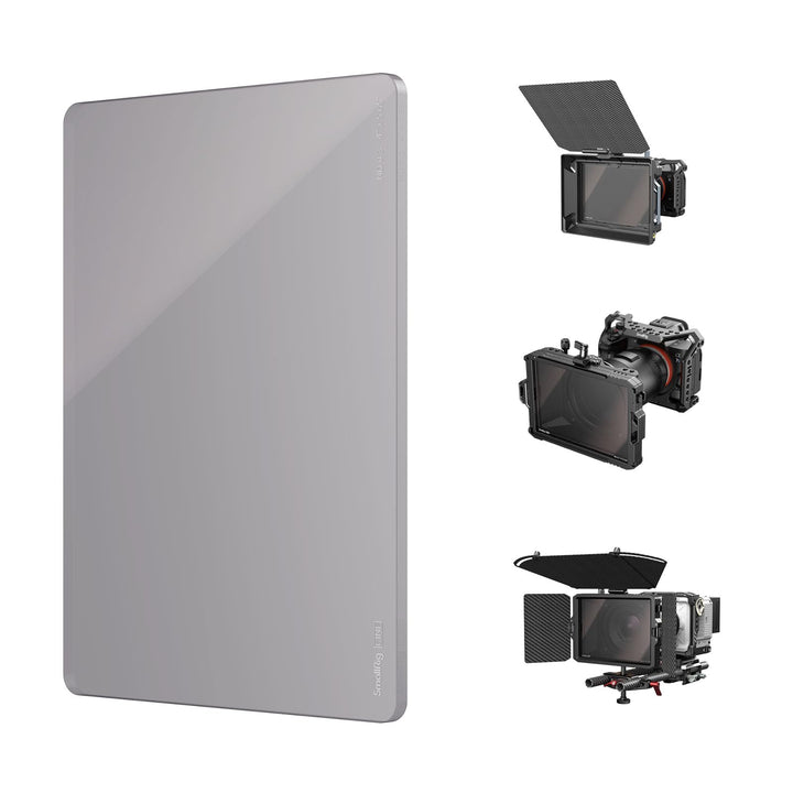SMALLRIG 4 x 5.65 ND 0,3 (1 Stop) Filter, quadratischer Neutraldichtefilter, 4 mm Dickes, mehrschich