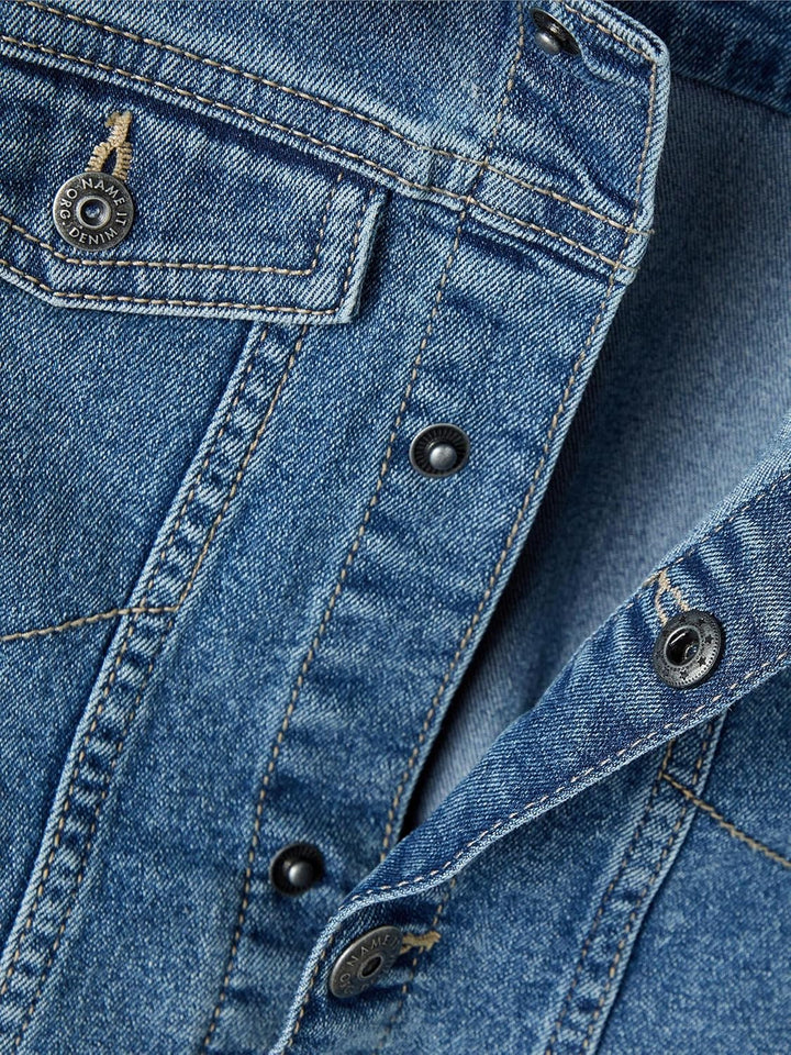 NAME IT boy Jeansjacke Klassische 98 Medium Blue Denim, 98 Medium Blue Denim