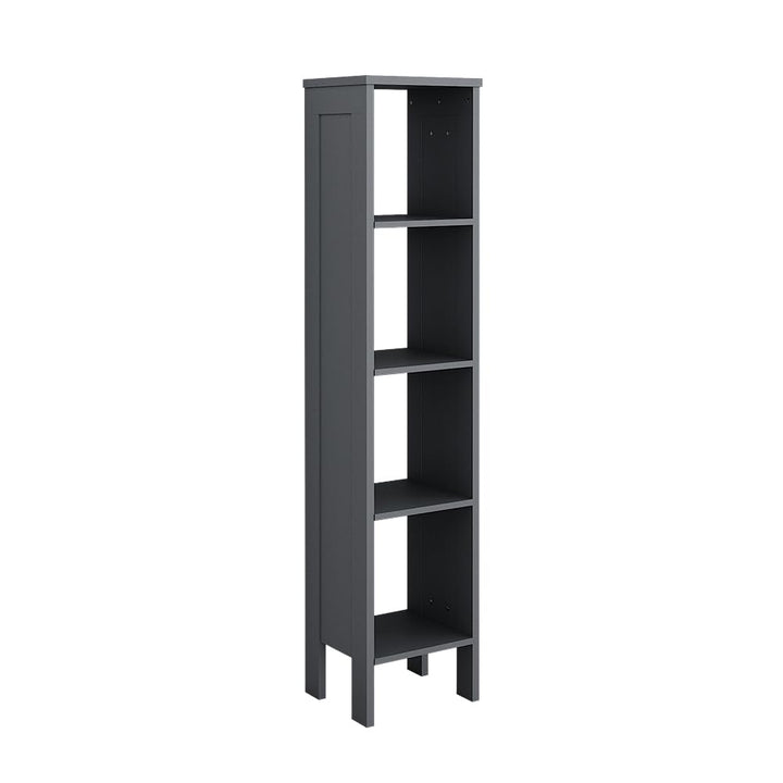 VitaliSpa Kinderregal Ajaton, Grau, 35.2 x 159.5 cm, zur Aufbewahrung von Spielzeug und Büchern mit