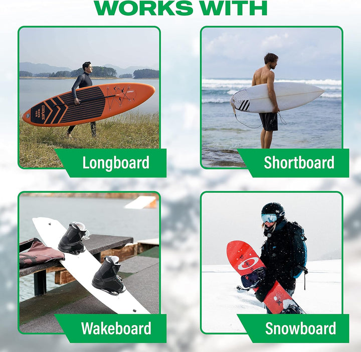 Cor Surf Surfbrett Wand für Longboards und Shortboards funktioniert Indoor und Outdoor-Display - Aus