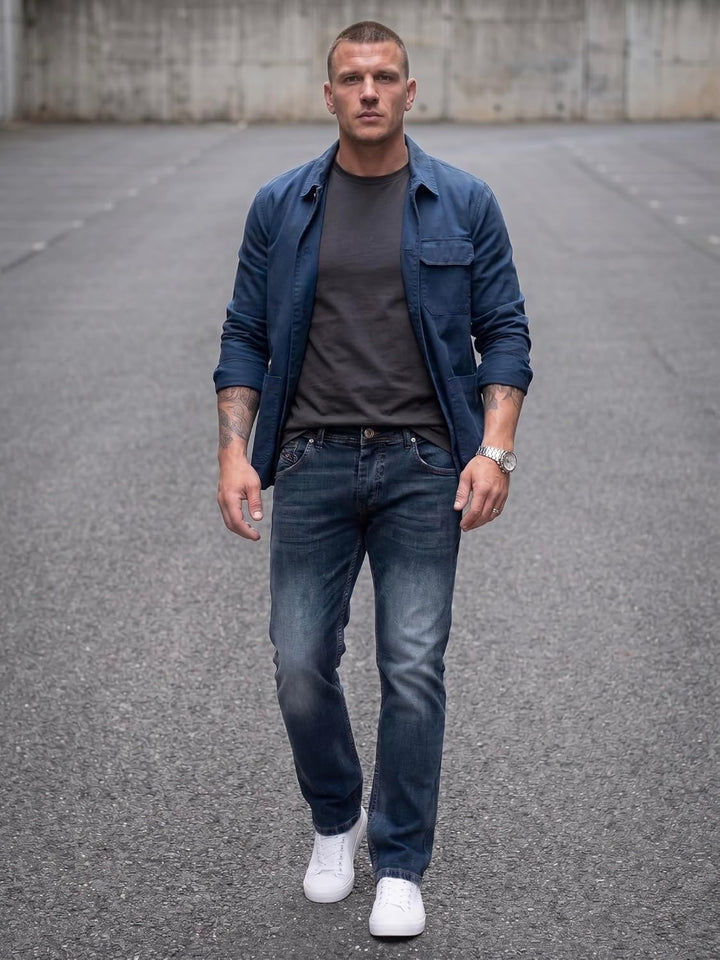 Rock Creek Herren Designer Jeans Denim Blau Hose Herrenjeans RC-2098 W29-W44 33W / 30L Rc-2279-blau,