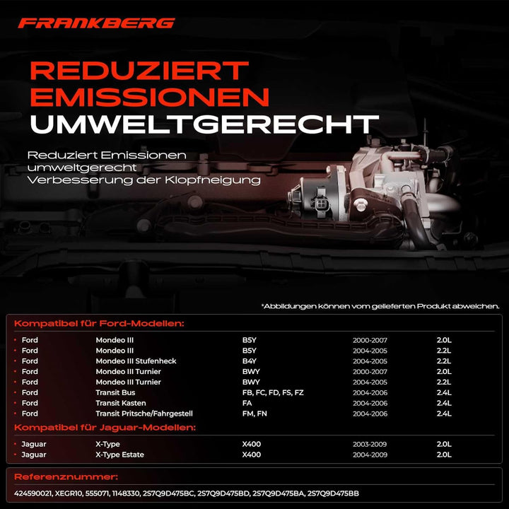 AGR-Ventil Abgasrückführung für Mondeo III B5Y B4Y BWY Transit FD FB FS FZ FC FA FM FN X-Type CF1 2.