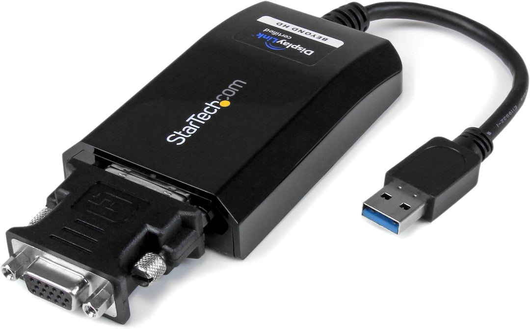 StarTech.com USB 3.0 auf DVI / VGA Adapter - 2048x1152 - Externe Video und Grafikkarte - Adapterkabe