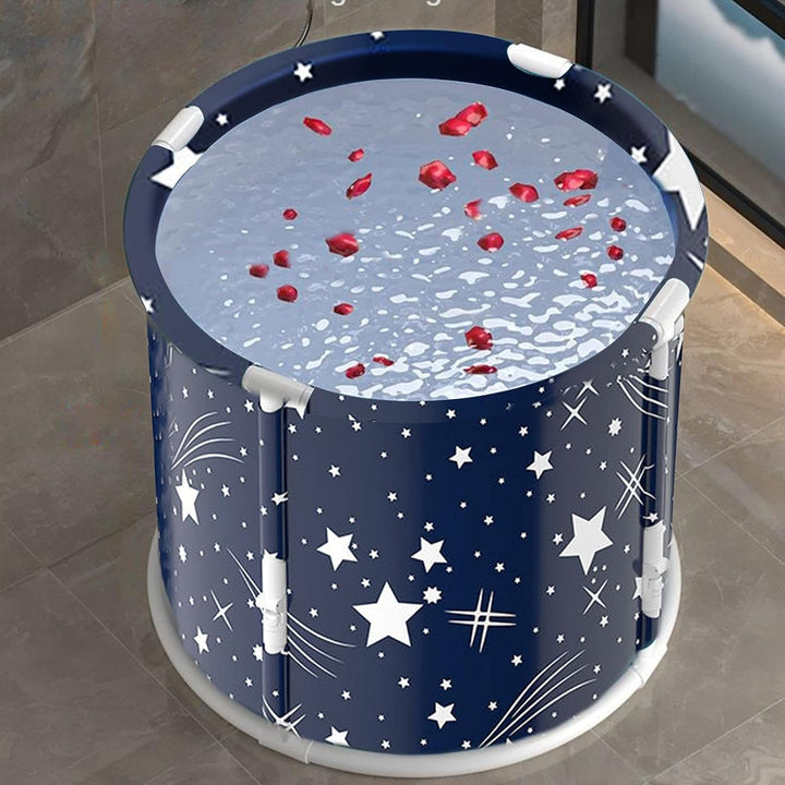 Tragbare Badewanne,Tragbare Badewanne - Zusammenklappbares Eisfass-Tauchbecken - Badewanne für Erwac