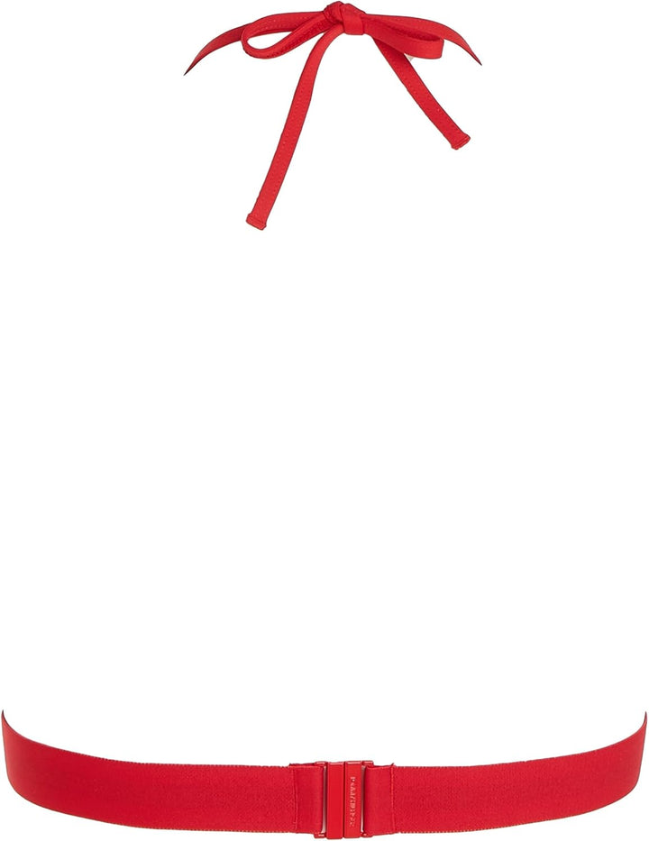 Tommy Hilfiger Damen Bikinitop Triangle Gepolstert XS Primary Red, XS Primary Red
