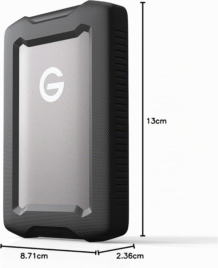 SanDisk PROFESSIONAL G-Drive ArmorATD 1 TB (Mobile Festplatte, All-Terrain Festplatte, USB-C-fähig,