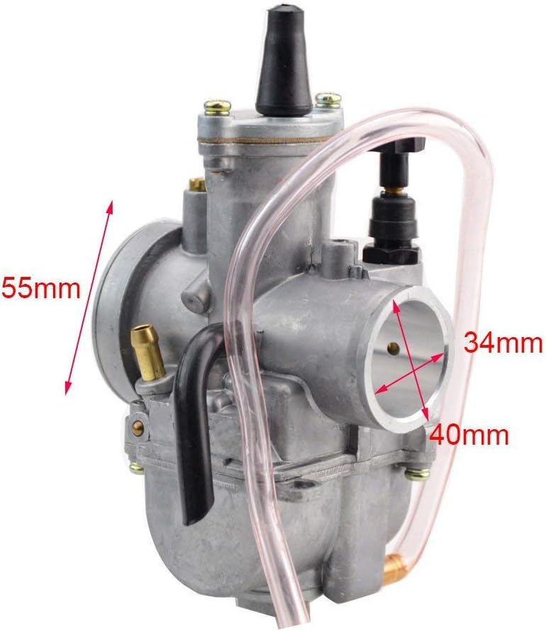 GOOFIT Motorrad High Performance 34mm Vergaser Ersatz für 300cc ATV Dirtbike Go Kart