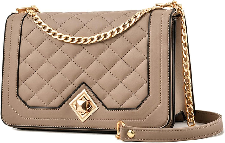 Travistar Kleine Umhängetasche, Damen, PU-Leder, Handtasche, Kette, Schultertasche, Messenger-Tasche