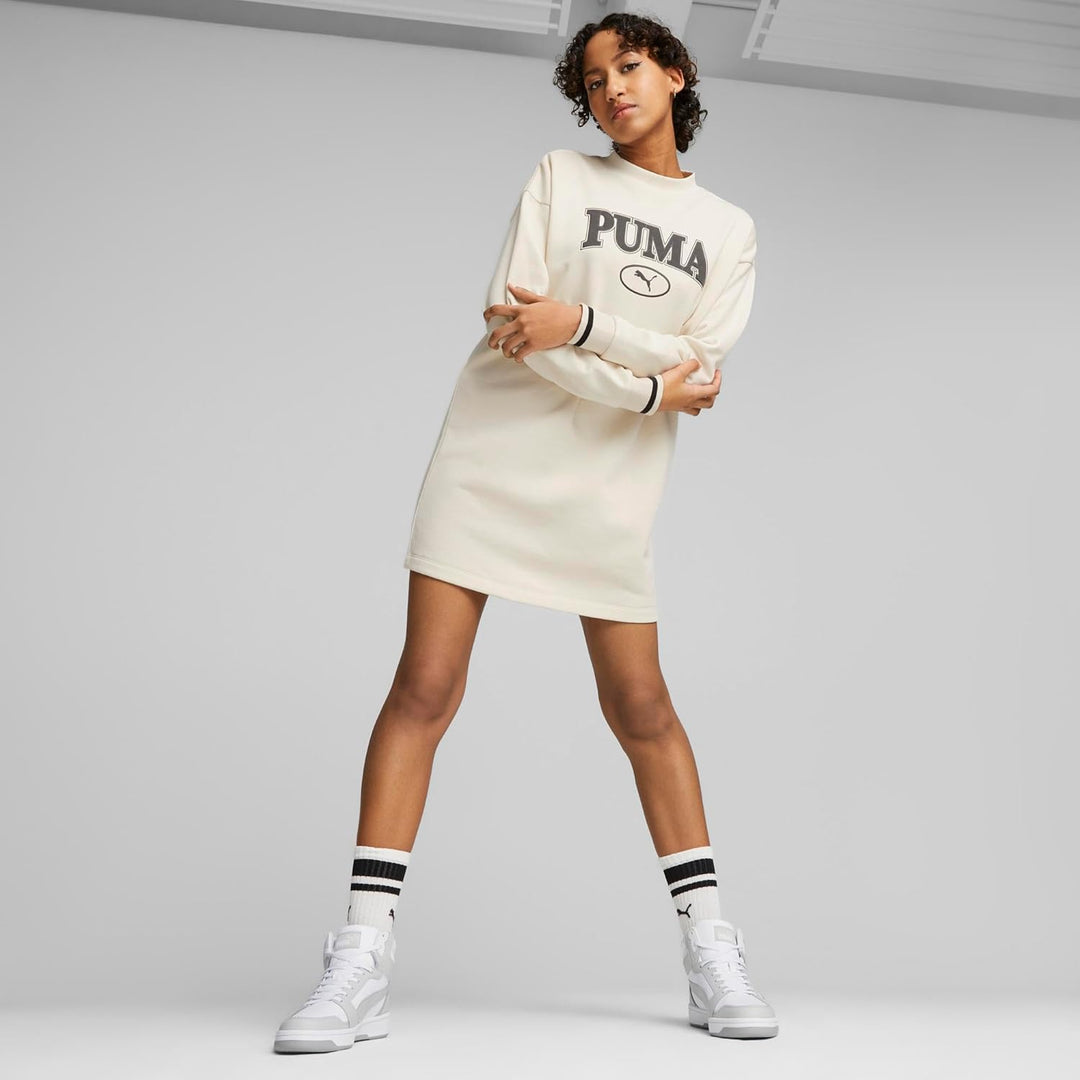 Puma Unisex Rebound V6Sneaker 43 EU Puma White Ash Gray, 43 EU Puma White Ash Gray
