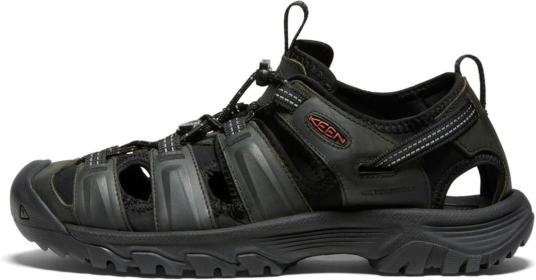 KEEN Unisex Targhee 3 Closed Toe Sportsandale 46 EU Grey Black, 46 EU Grey Black