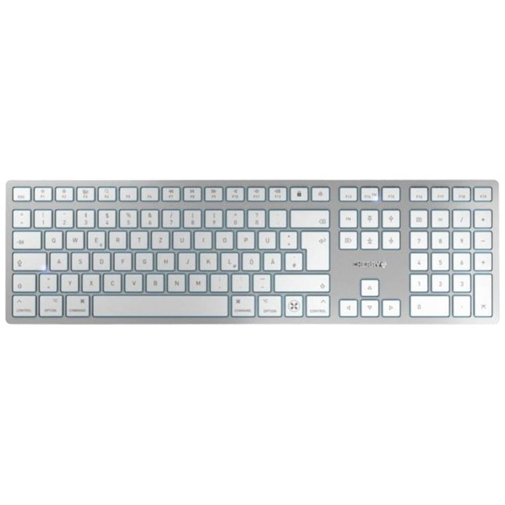 CHERRY KW 9100 Slim for MAC, kabellose Tastatur, Mac-Layout, Deutsches Layout (QWERTZ), wahlweise Bl