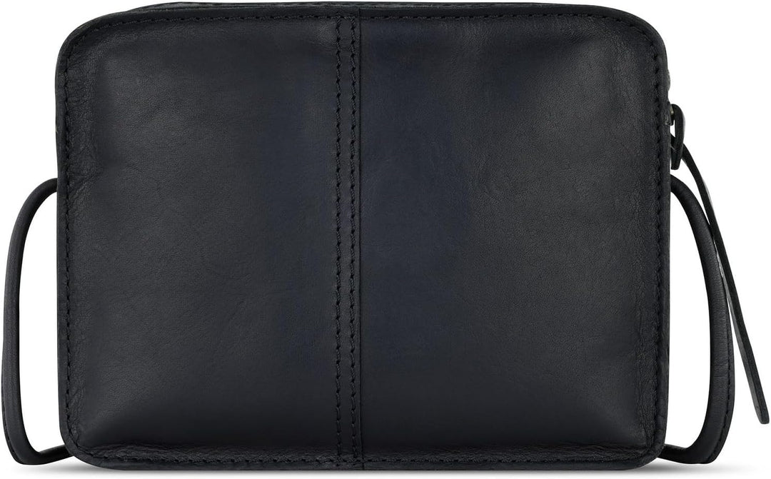 KLONDIKE 1896 Rush Allison kleine Schultertasche aus Rindleder, Shoulder bag Schwarz, Schwarz